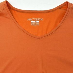 ARC’TERYX Striped V Neck T Shirt